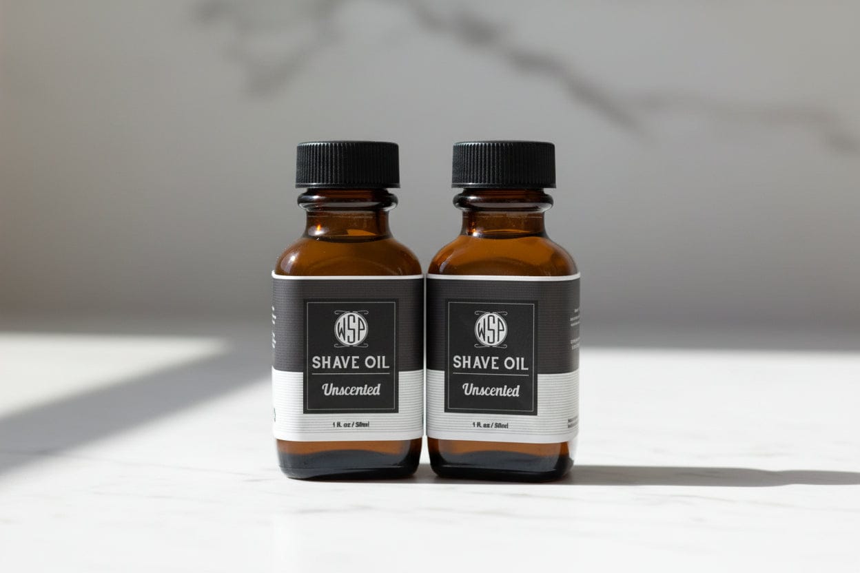 Wet Shaving Products Au Naturel olio prebarba 1 oz non profumato