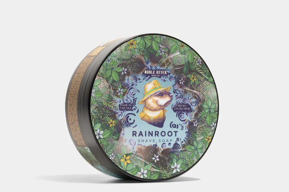 Noble Otter Rainroot Sapone da Barba 4 oz Bergamotto Tea Tree