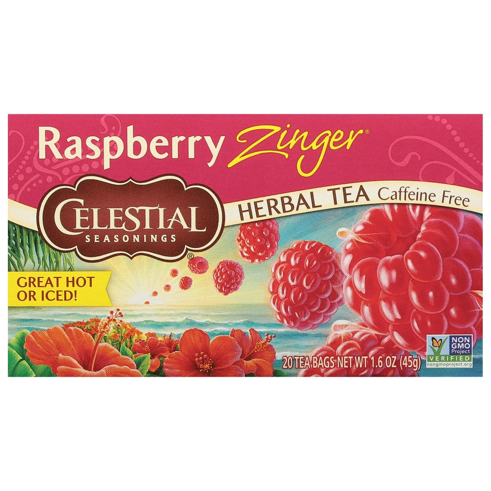 Celestial Seasonings Raspberry Zinger tisana 20 bustine