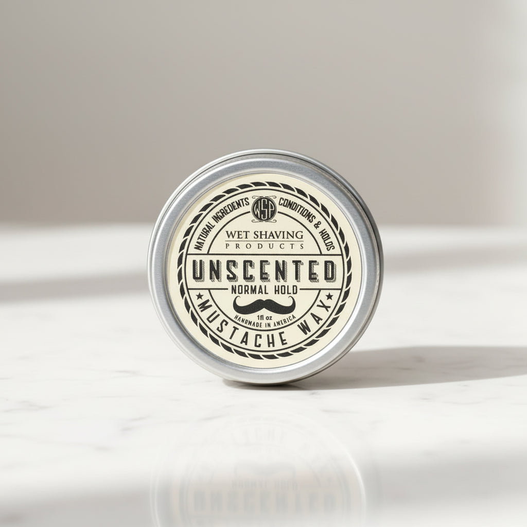 Wet Shaving Products Au Naturel cera baffi tenuta normale non profumata