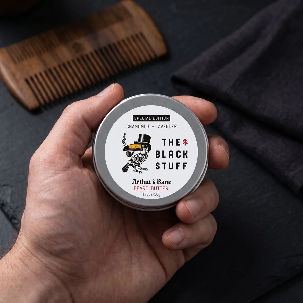 The Black Stuff Beard Care Arthur's Bane burro barba 60ml