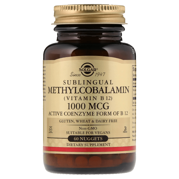 Solgar Vitamina B12 1000 mcg 60 nuggets ciliegia