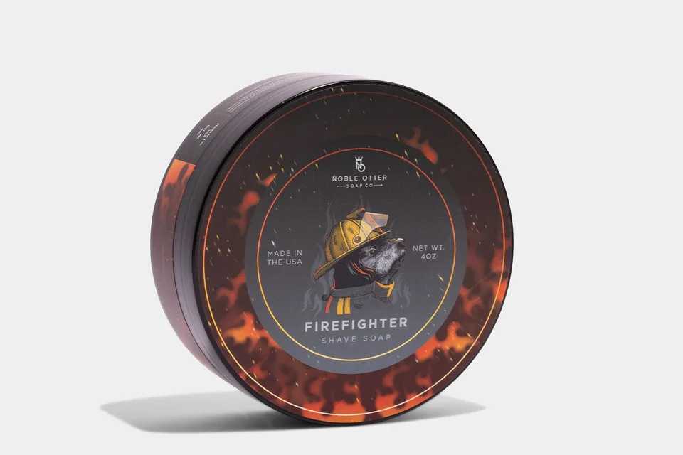 Noble Otter Firefighter Sapone Barba 4oz Lavanda Cedro