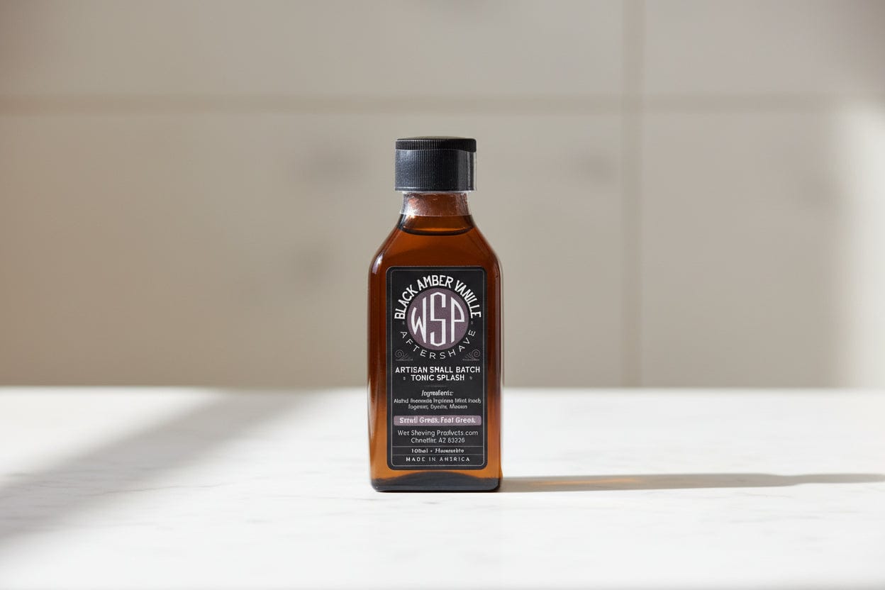 Wet Shaving Products Black Amber dopobarba splash ambra 100 ml