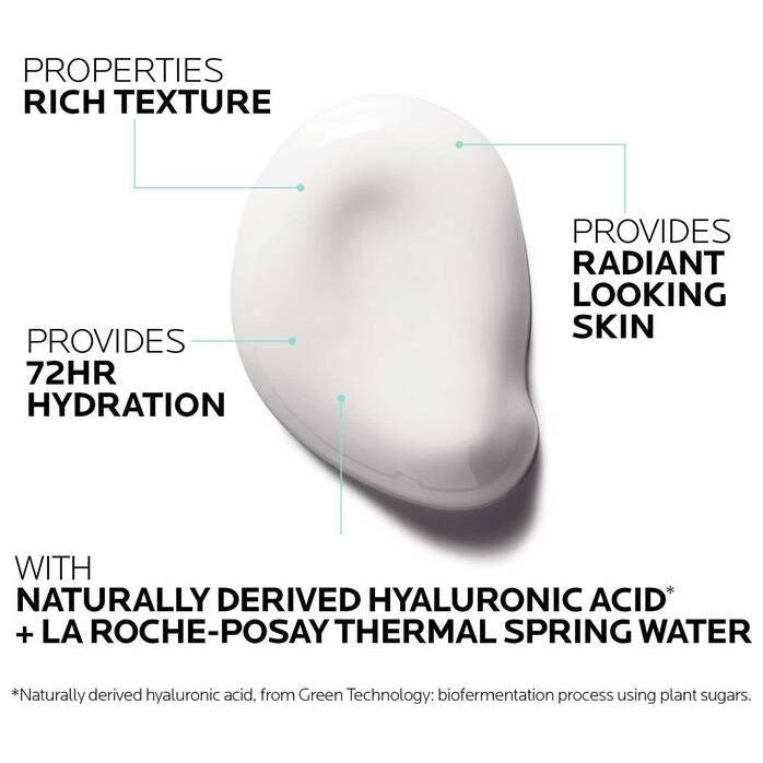La Roche-Posay Hydraphase HA Rich crema viso 50 ml pelle secca