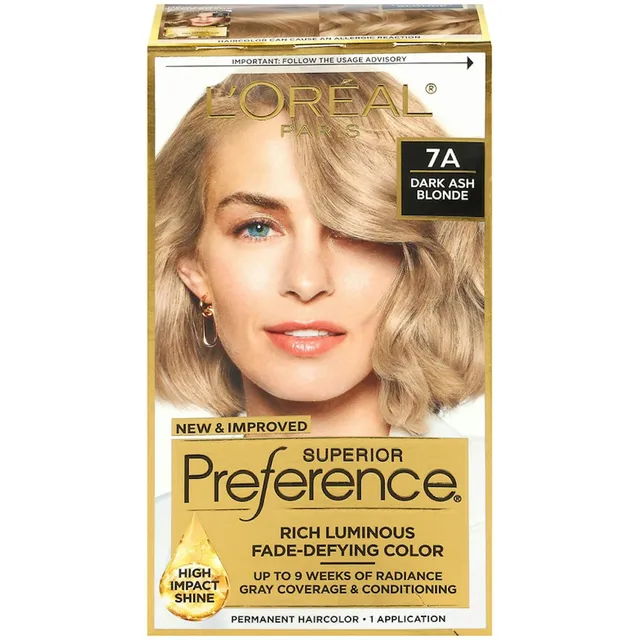 L'Oreal Preference Tinta Capelli 7A Biondo Cenere Scuro