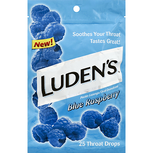 Luden's Throat Drops pastiglie gola Blue Raspberry