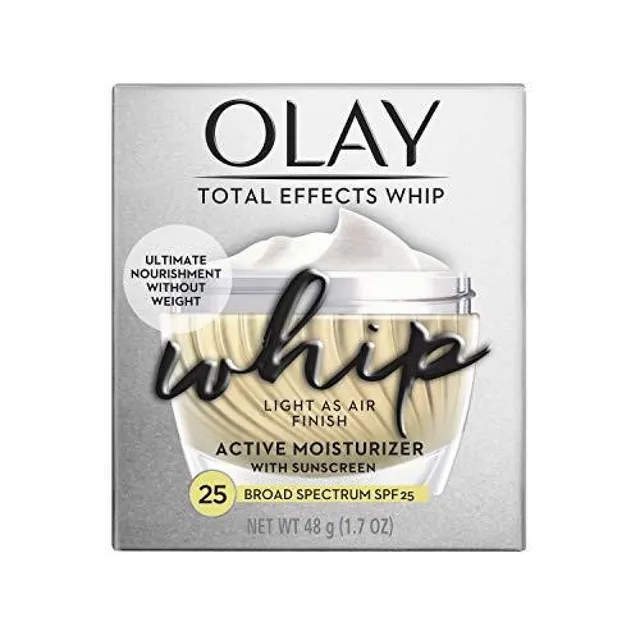 Olay Total Effects Whip Crema Viso SPF 25 48g Effetto Matte