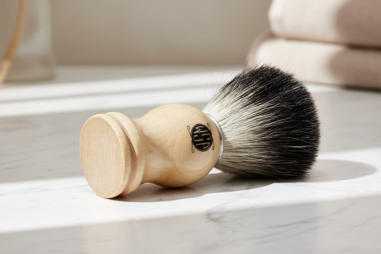Wet Shaving Products Essential pennello barba tasso nero 21mm