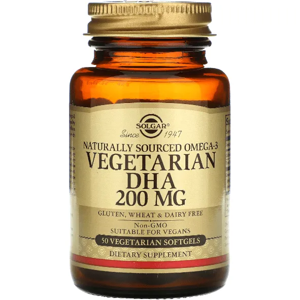 Solgar Omega-3 DHA 200 mg Integratore vegetariano 50 capsule
