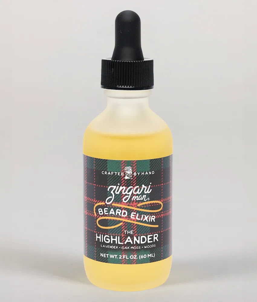 Zingari Man The Highlander olio barba lavanda e patchouli