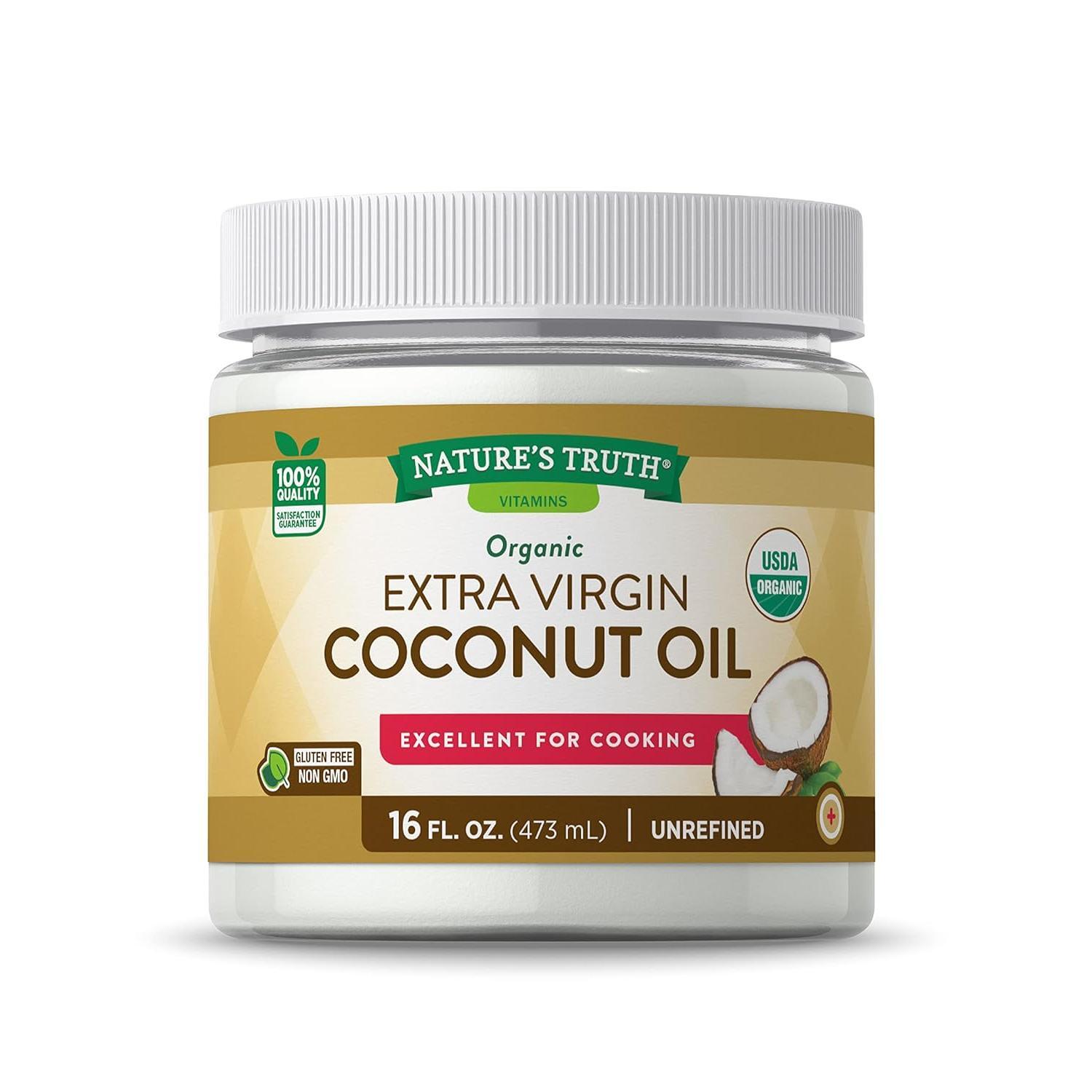 Nature's Truth Organic Olio di Cocco Extra Vergine Bio Multiuso