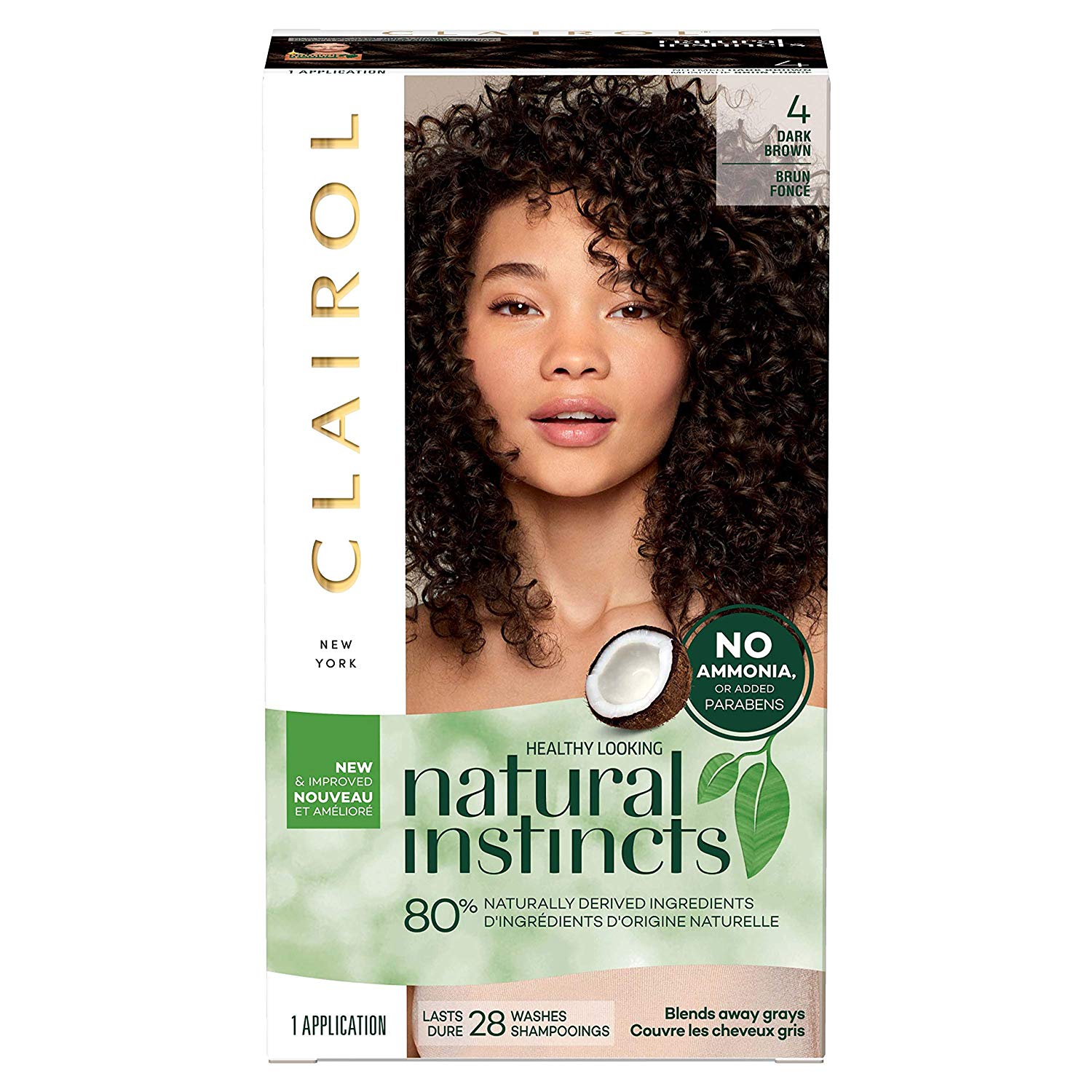 Clairol Natural Instincts 28 Nutmeg tinta castano scuro