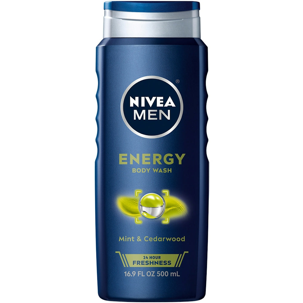 Nivea Men Energy bagnodoccia 3 in 1 menta e cedro uso quotidiano