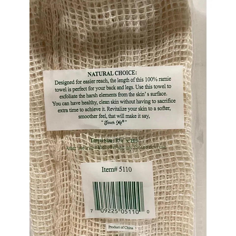 Touch Me Ramie guanto esfoliante corpo nylon 104 cm
