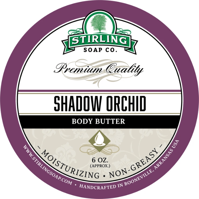 Stirling Soap Shadow Orchid Burro Corpo Vaniglia Patchouli 170g