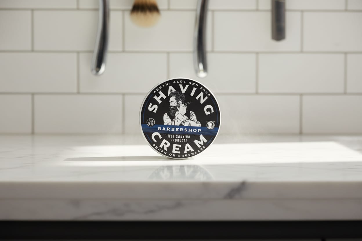 Wet Shaving Products Barbershop crema da barba vasetto 7.44 oz vegana