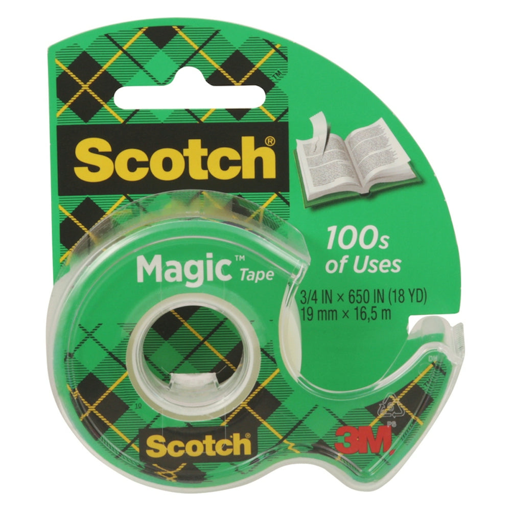 Scotch Magic Nastro Adesivo Opaco Trasparente per Carta