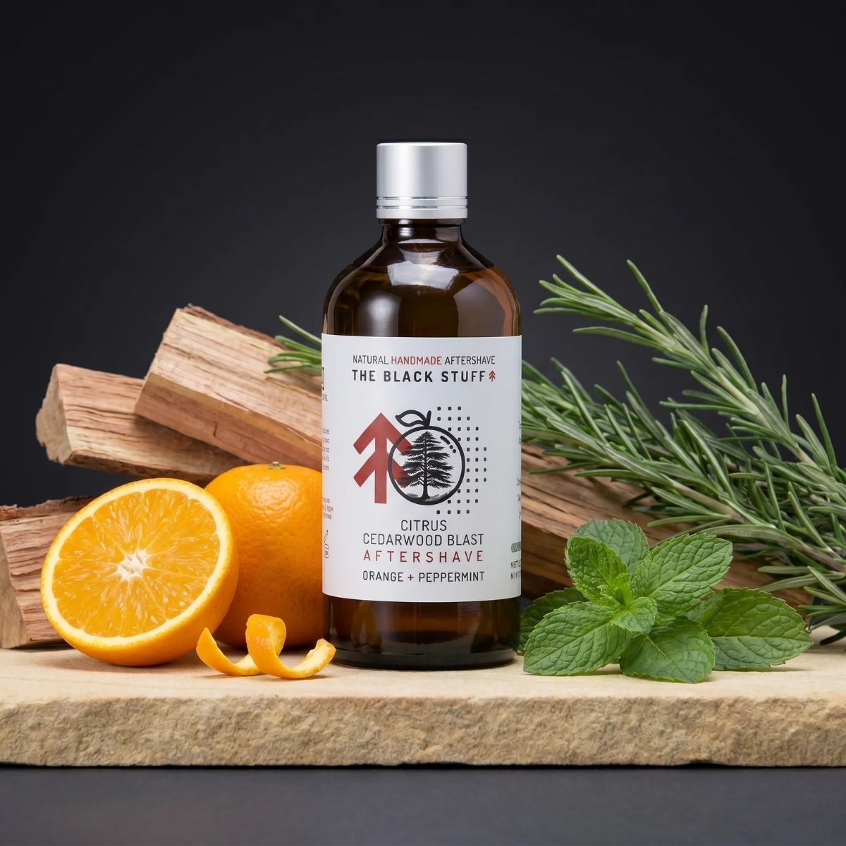 The Black Stuff Citrus dopobarba splash 100ml amamelide aloe
