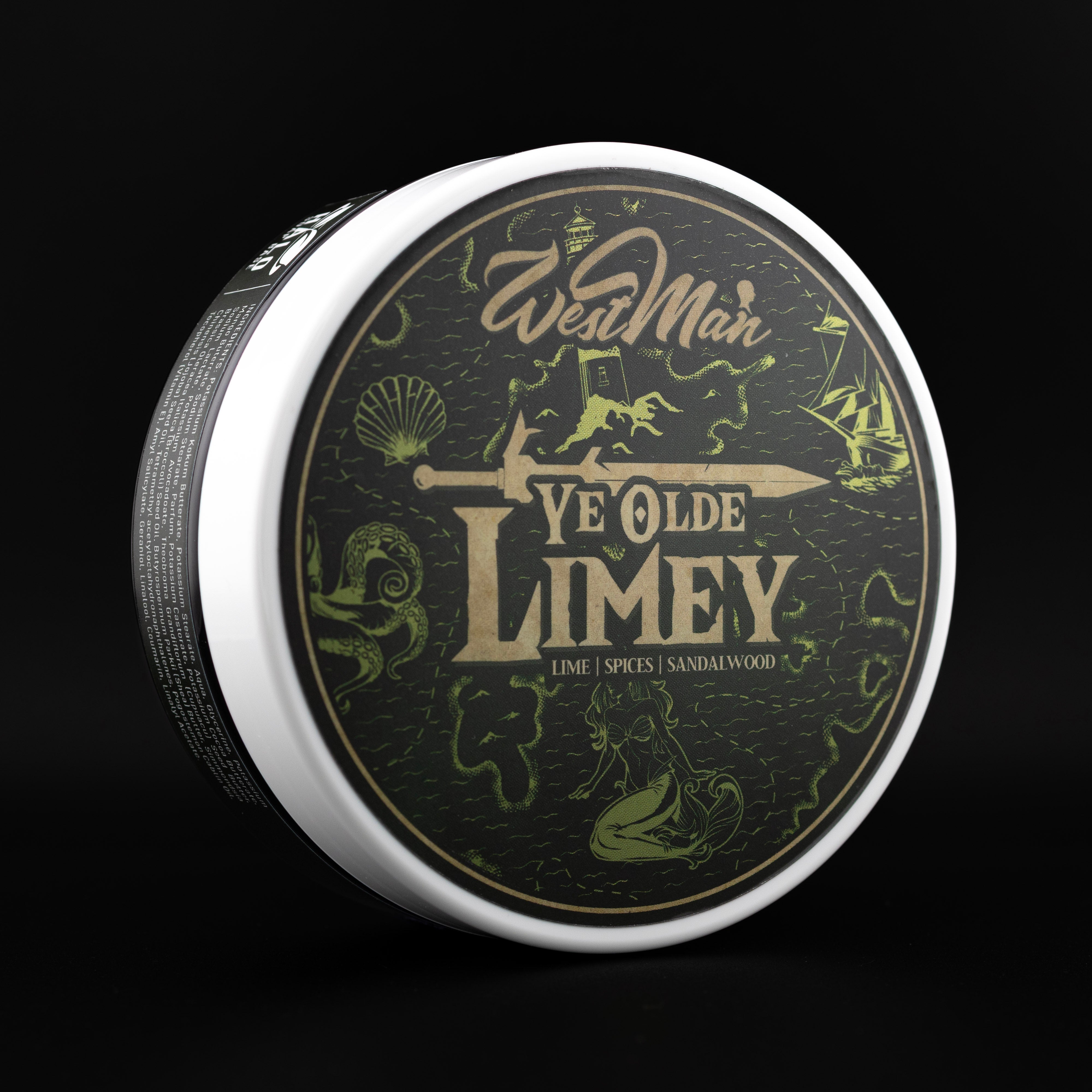 Westman Shaving Halo Ye Olde Limey sapone barba 120g lime