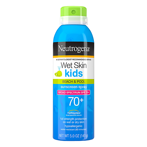 Neutrogena Wet Skin Kids spray solare SPF70 142 g
