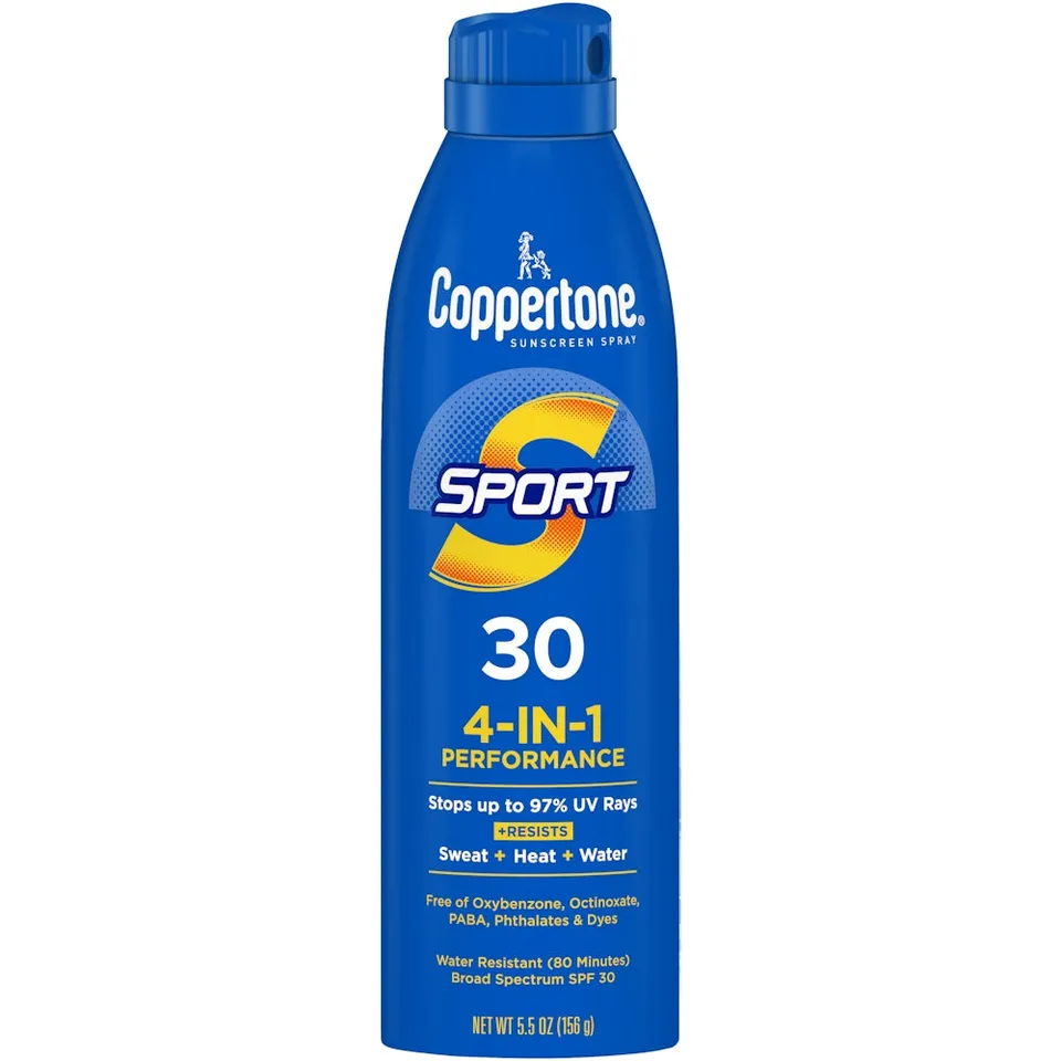 Coppertone Sport SPF 30 Spray Solare 5.5 oz Resistente Acqua