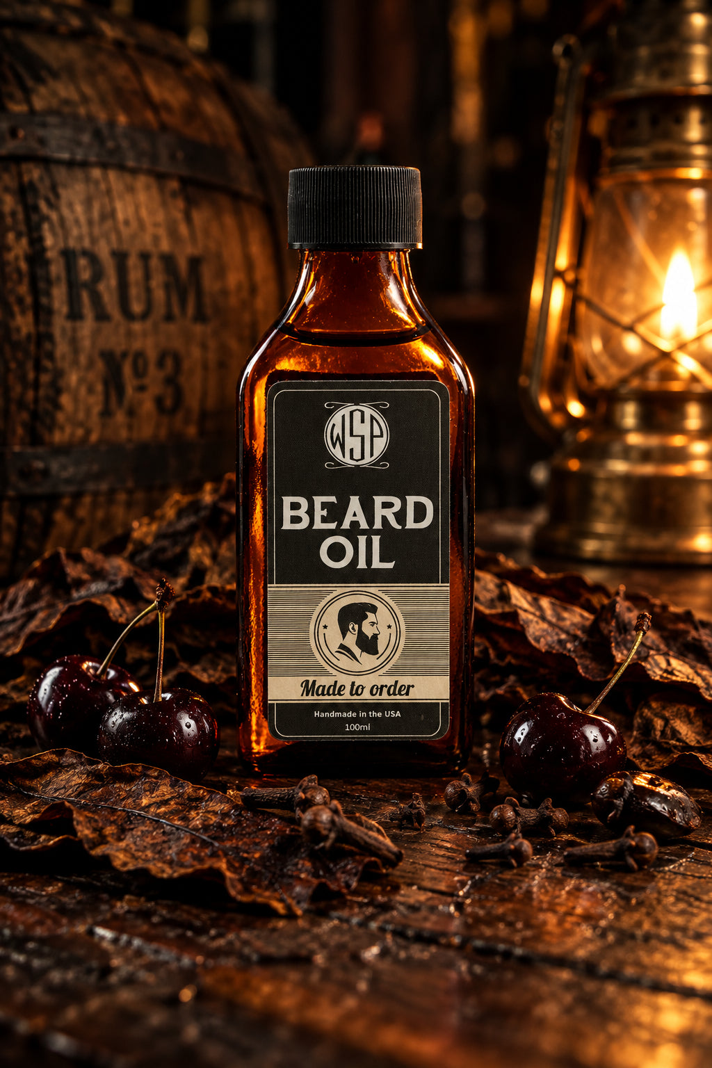 Wet Shaving Products Blackbeard olio da barba 1oz tabacco nero