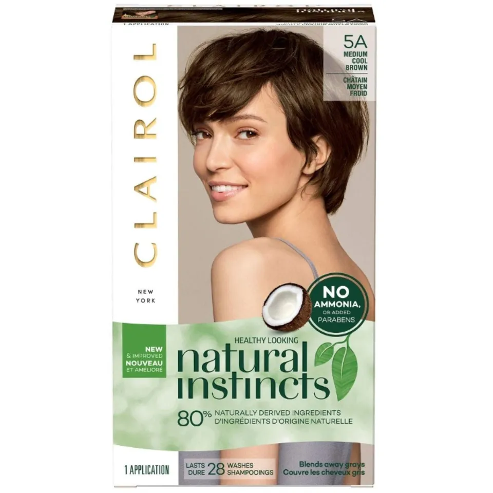 Clairol Natural Instincts 5A Tinta Capelli Castano Medio Freddo