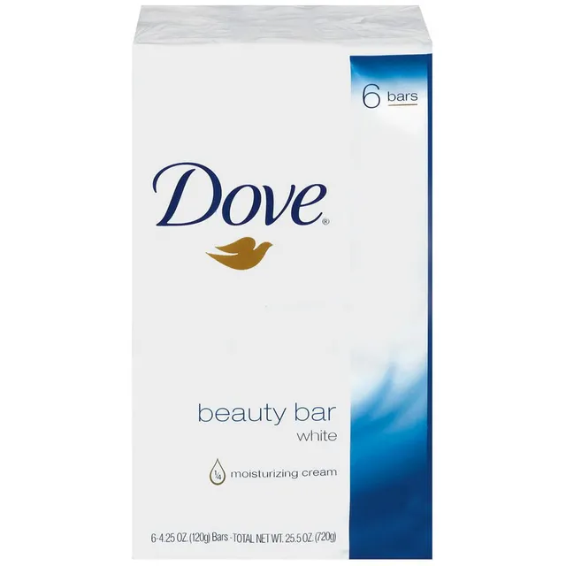 Dove Original Beauty Bar saponetta 6 pezzi pelle secca