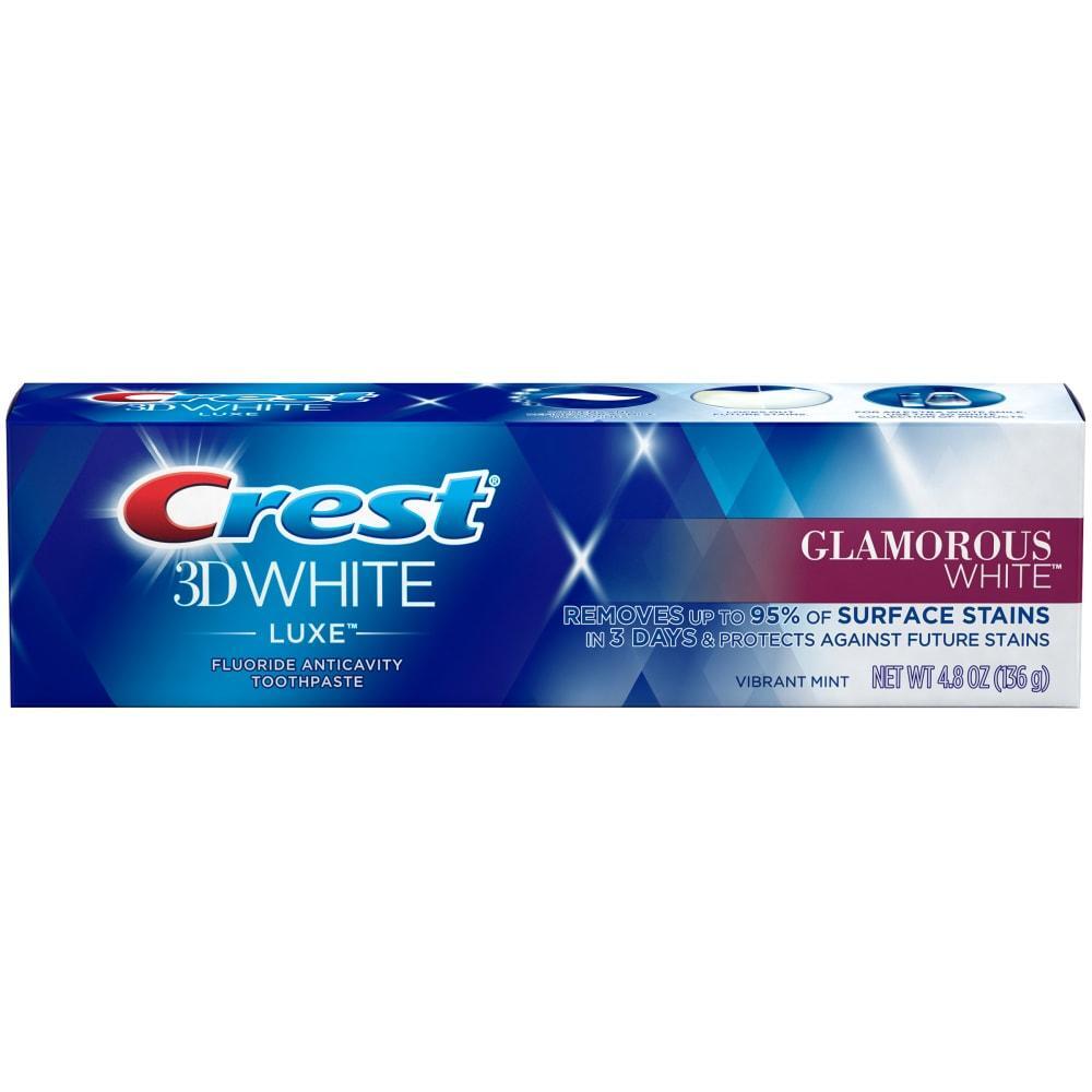 Crest 3D White Luxe Dentifricio Glamorous White Menta