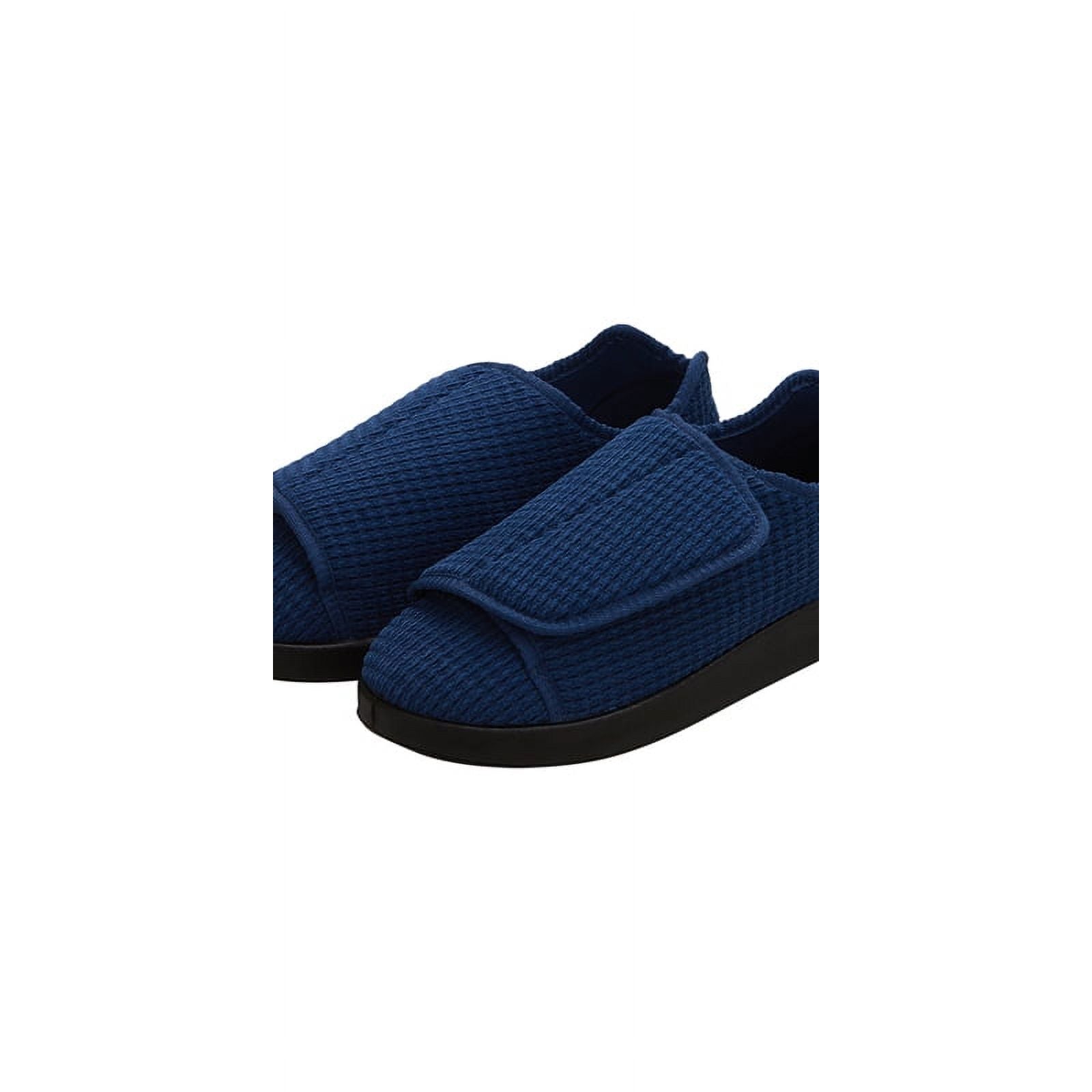 Silvert's Double-Extra Wide pantofole uomo blu navy 10 antiscivolo