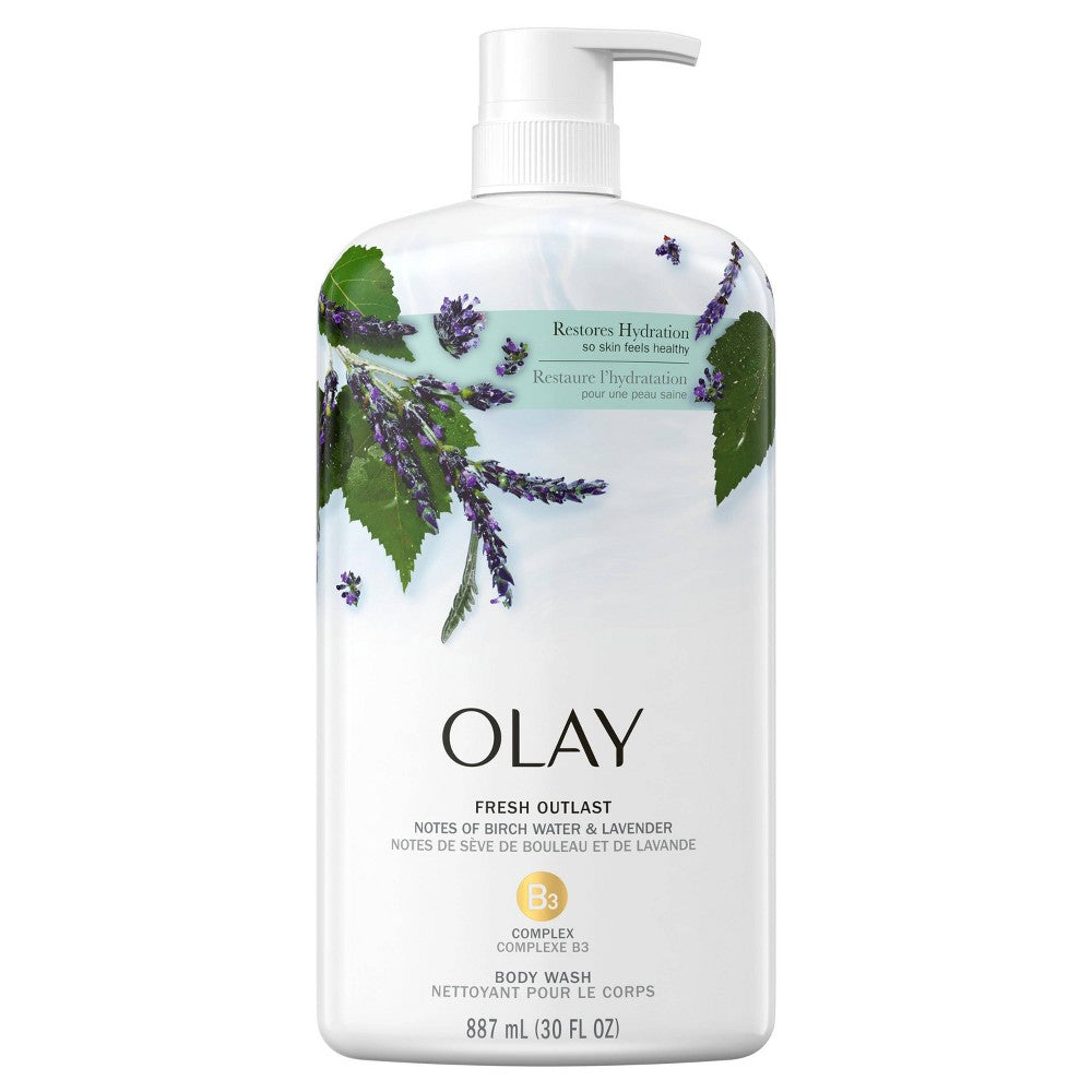 Olay Fresh Outlast bagnoschiuma 887 ml lavanda betulla