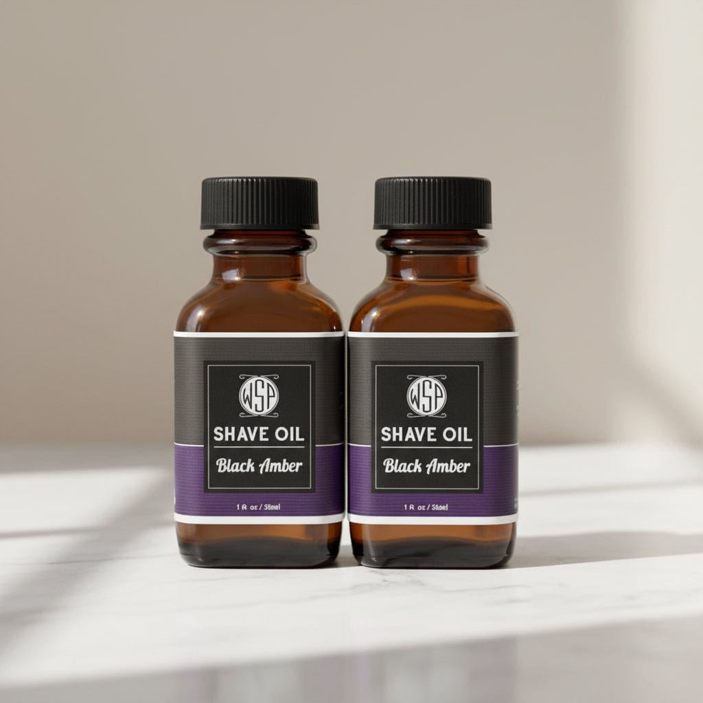 Wet Shaving Products Black Amber olio prebarba 1 oz ambra