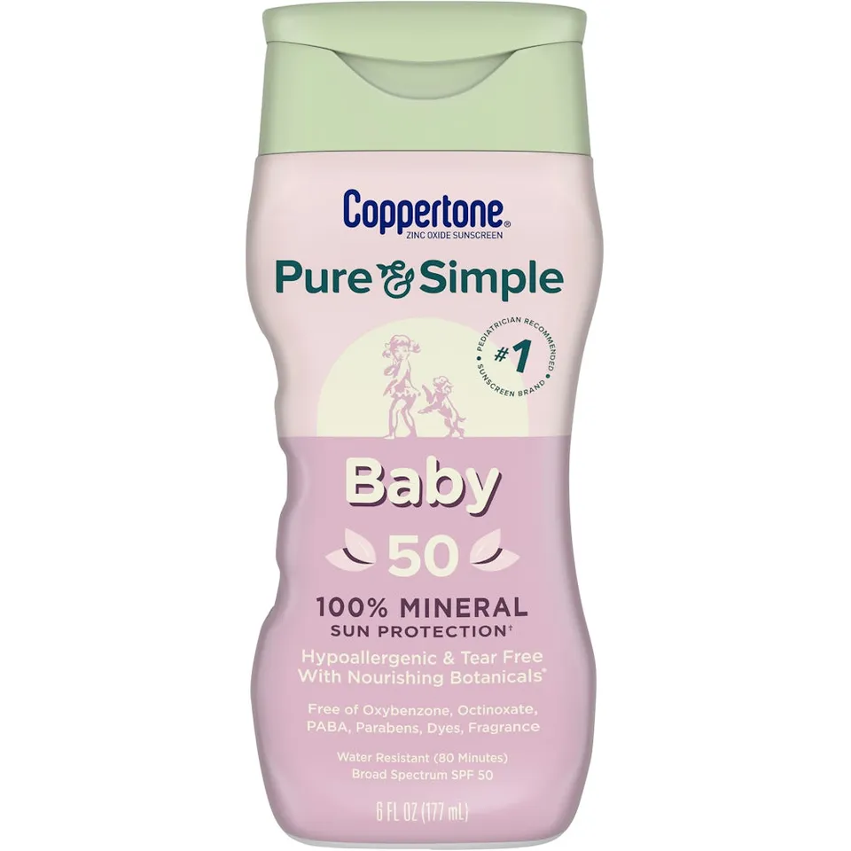 Coppertone Pure Simple Baby solare minerale SPF50 177 ml