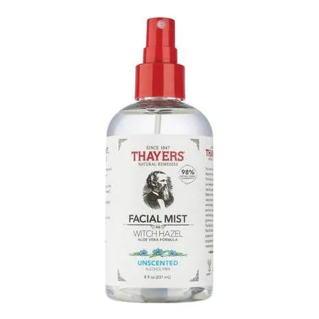 Thayers Unscented spray viso amamelide 236 ml senza alcol
