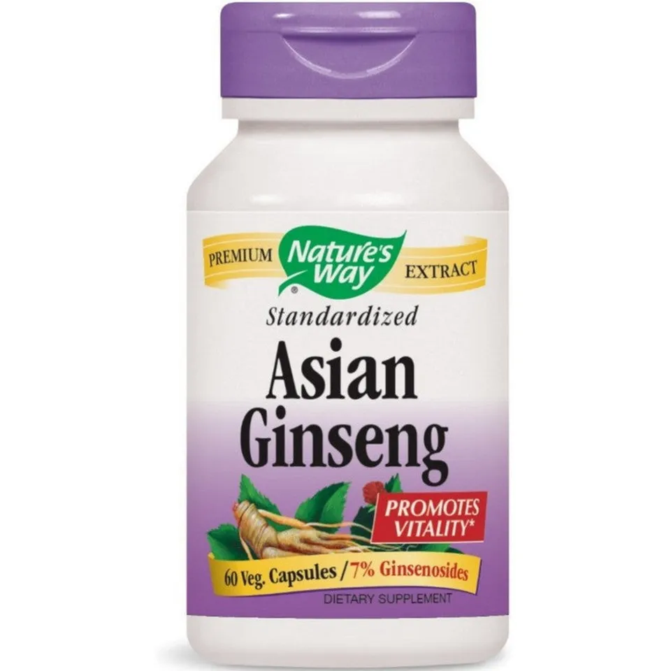Nature's Way Ginseng Asiatico 60 Capsule Vegane