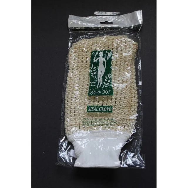 Touch Me 252-35 Guanto Esfoliante Sisal con Polsino