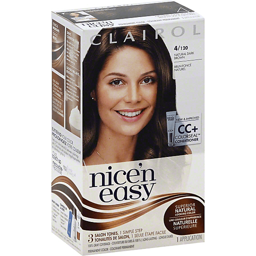 Clairol Nice'n Easy 4 Tinta Capelli Castano Scuro Naturale 1 Kit