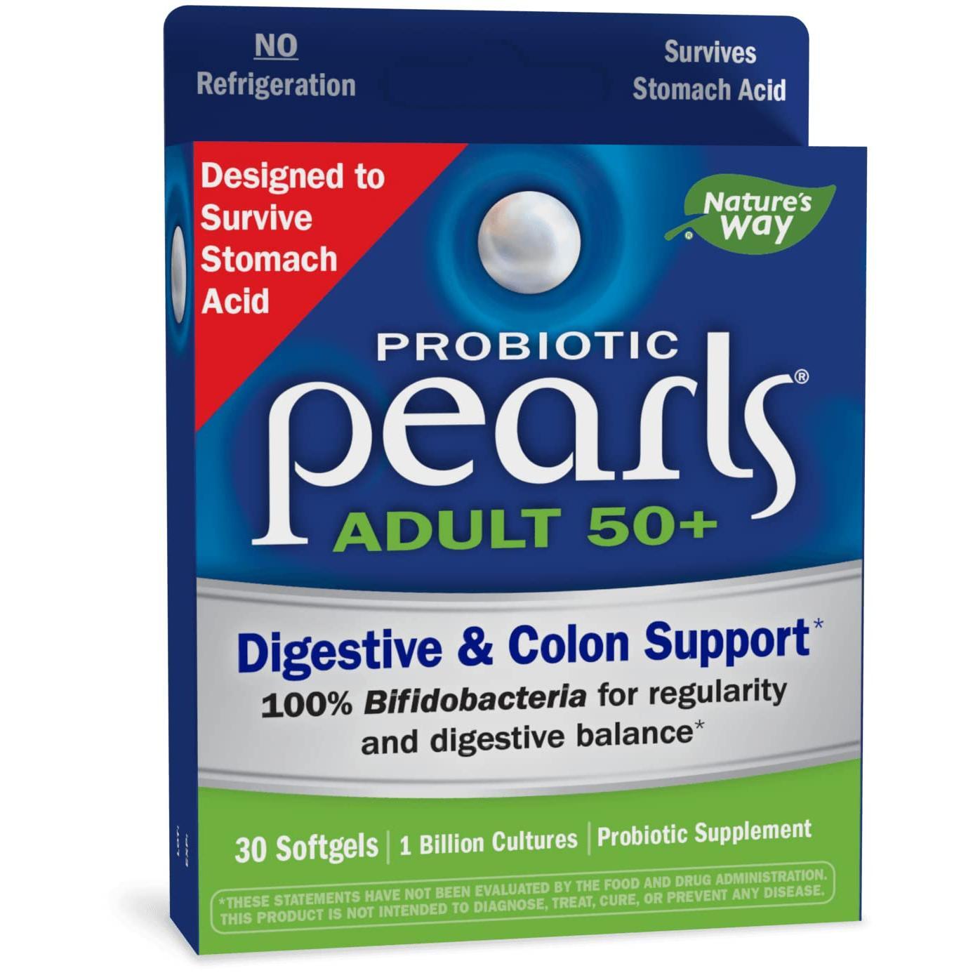 Nature's Way Probiotic Pearls 50+ Probiotico 30 Perle