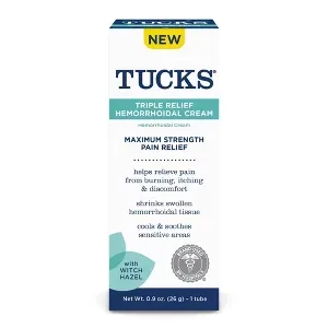 Tucks Triple Relief Crema Emorroidi 0.9 oz tripla azione