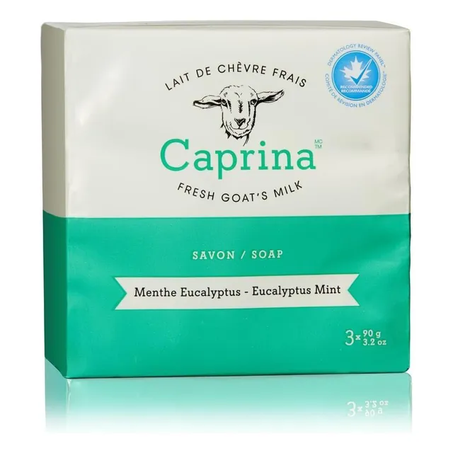 Canus Caprina saponetta latte di capra eucalipto menta 3x90 g