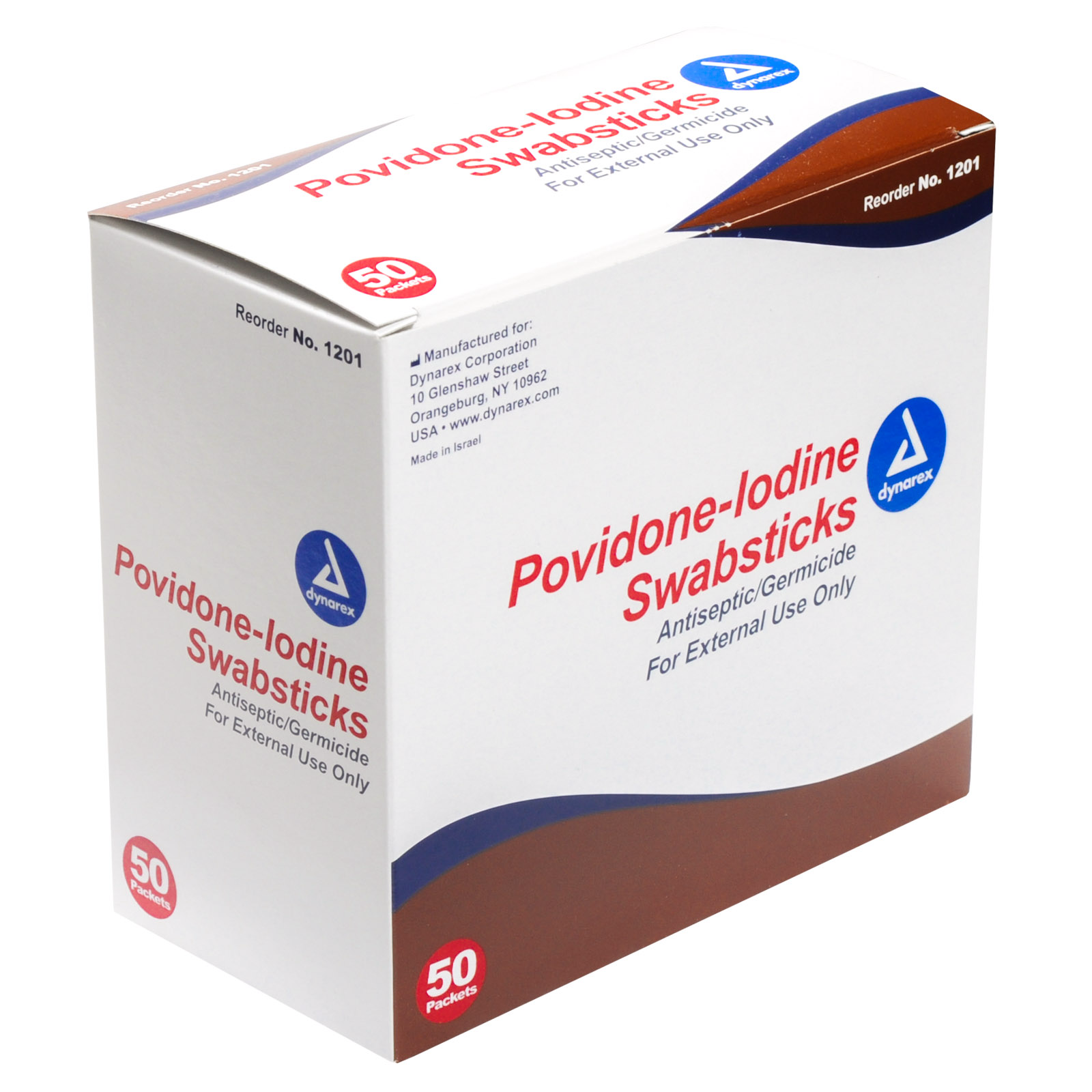 Povidone Iodio 10% Tamponi Disinfettanti 50 pezzi