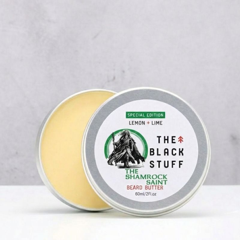 The Black Stuff Shamrock Saint burro barba edizione limitata