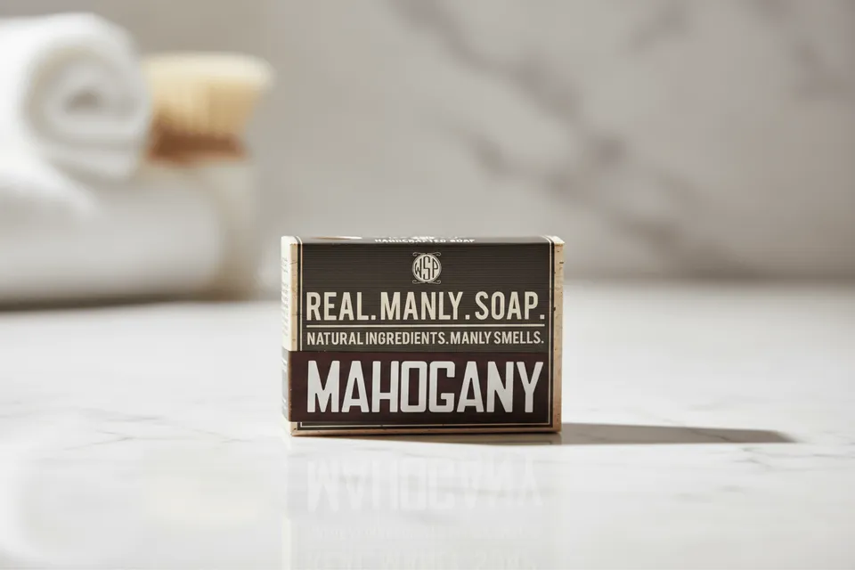 Wet Shaving Products Mahogany Saponetta Uomo Singola Legno