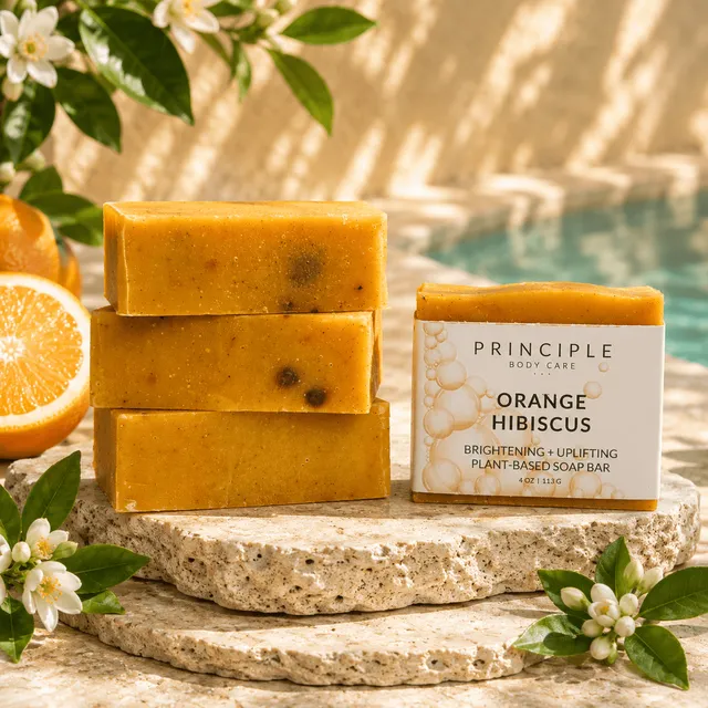 Principle Arancia Ibisco Saponetta Solida 113 g Karitè