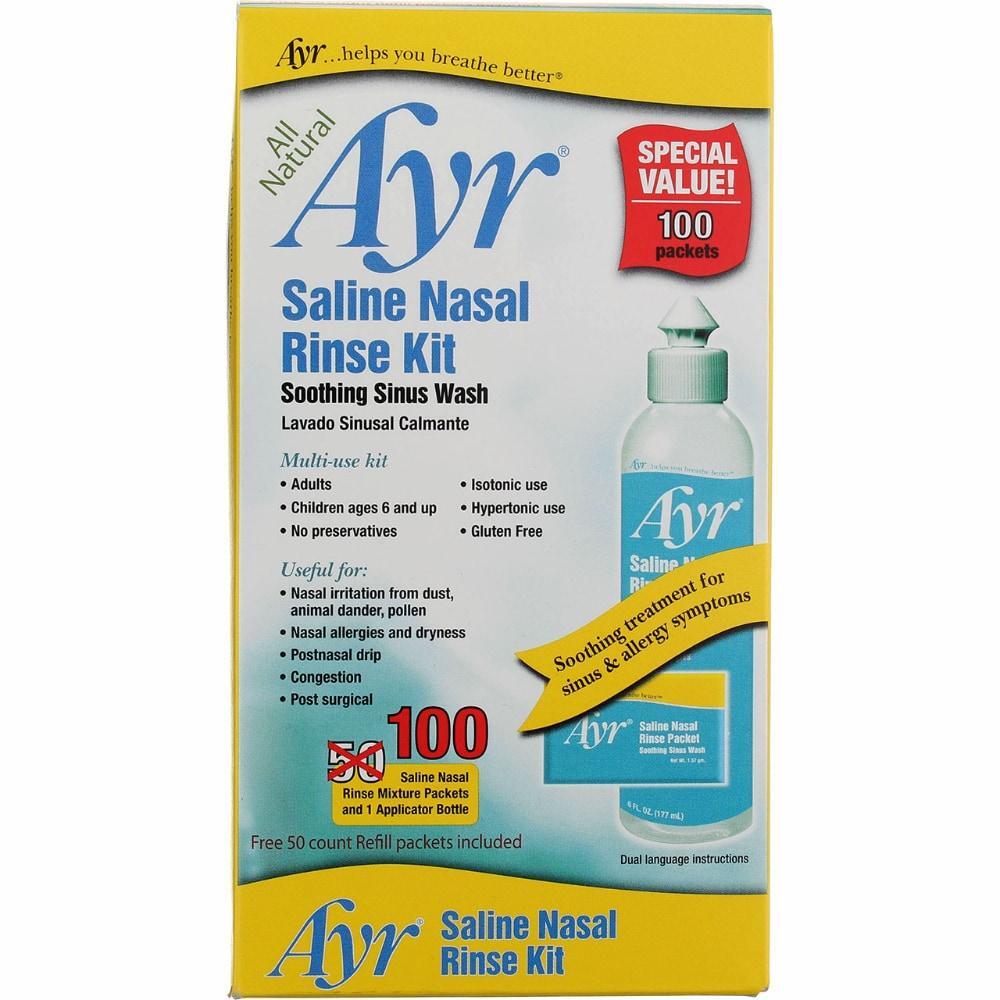 Ayr Saline Nasal Rinse Kit lavaggio nasale naturale 1 kit