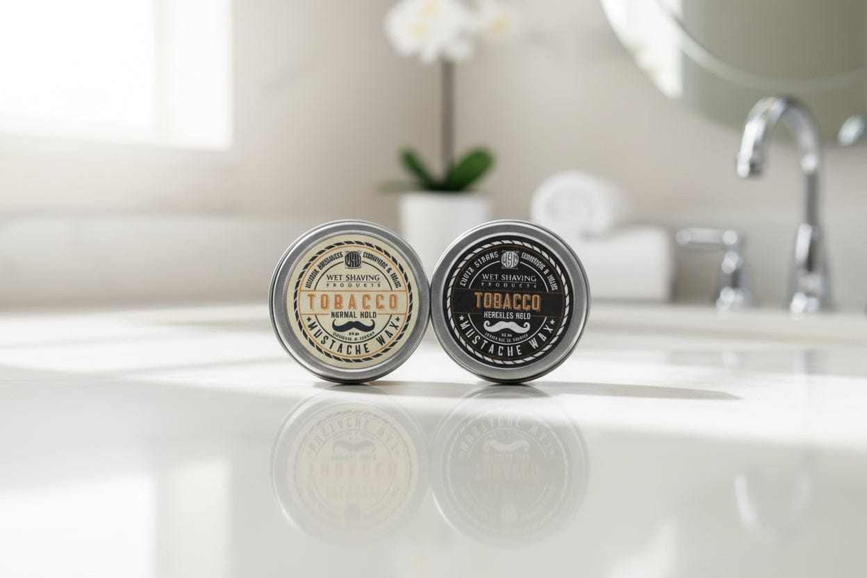 Wet Shaving Products Tobacco cera baffi naturale tenuta normale