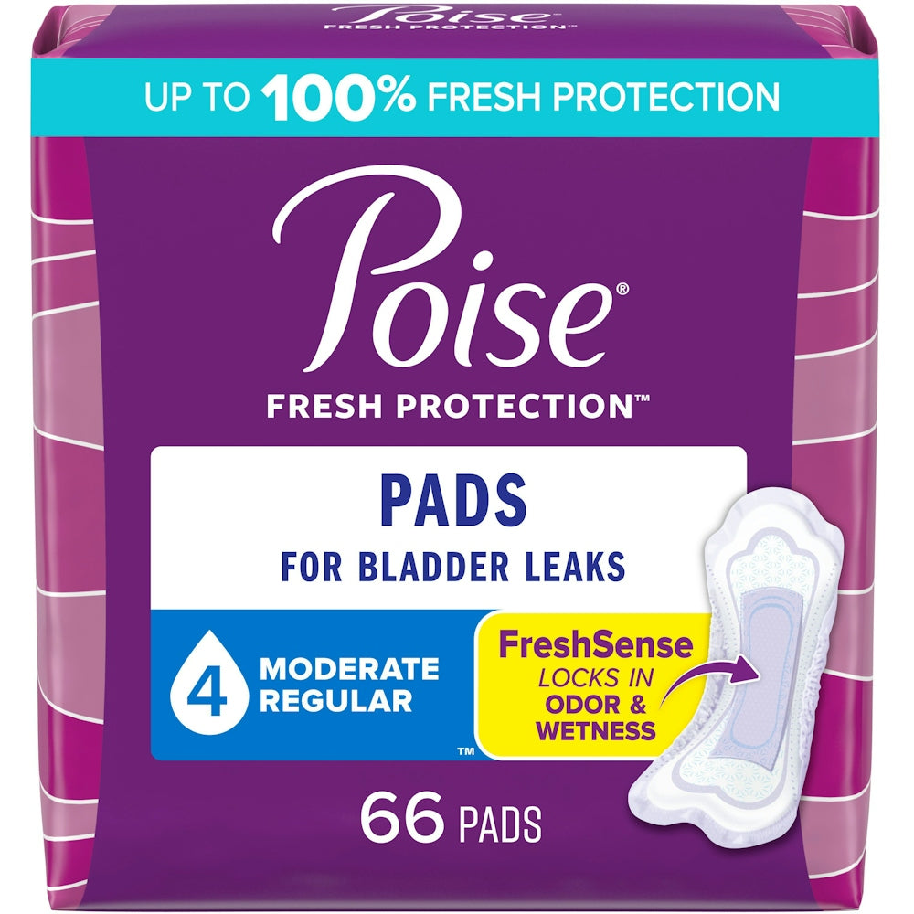 Poise Fresh Protection Assorbenti Media 66 Pezzi Antiodore