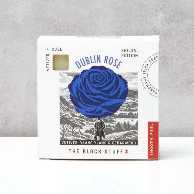 The Black Stuff Dublin Rose saponetta uomo edizione limitata rosa