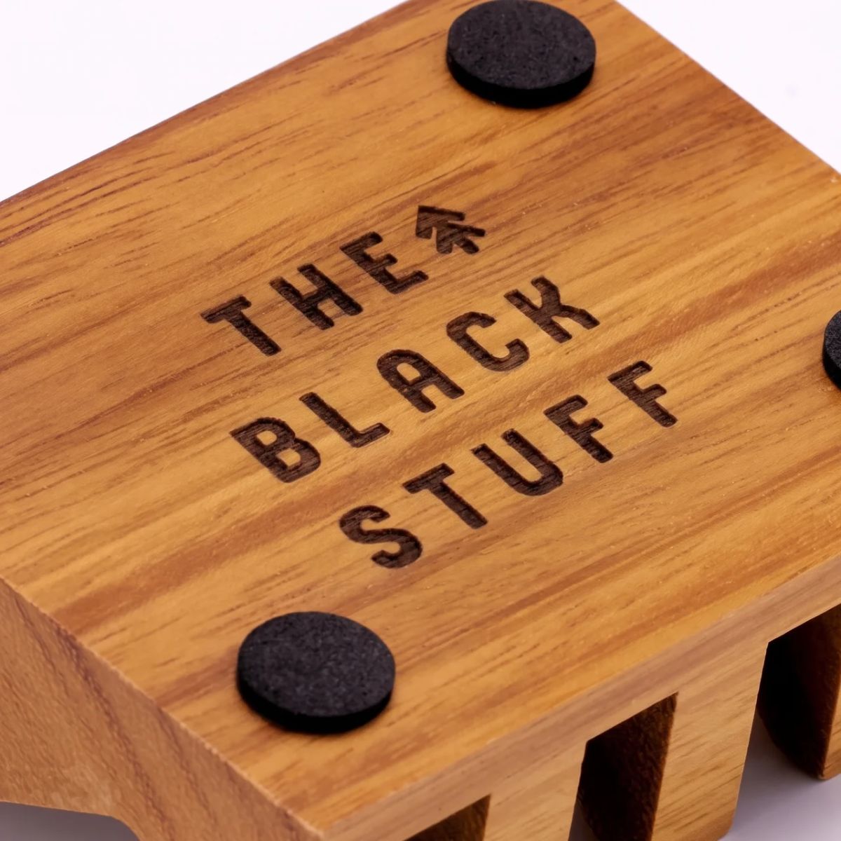 The Black Stuff Accessories portasapone Teak Diagonal